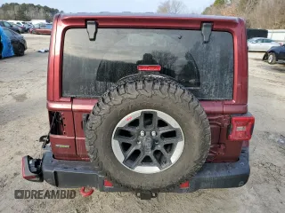 2021 Jeep Wrangler Unlimited Rubicon with VIN 1C4JJXFM1MW684094, listed as a Copart auction lot 88684435 with 35,686 mi miles and Salvage Title. Bid and sale history available at carsss.com. Image 6.