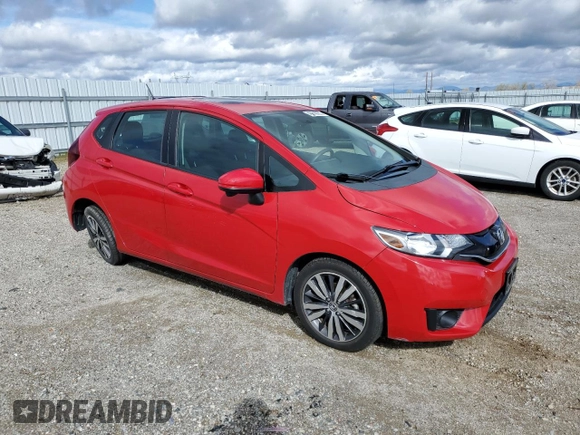 2015 Honda Fit EX-L with VIN 3HGGK5H82FM722156, listed as a Copart auction lot 48910295 with 23,204 mi miles and Salvage Title. Bid and sale history available at carsss.com. Image 4.