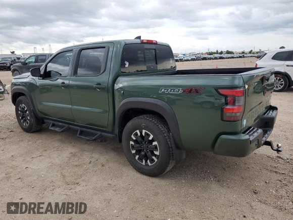 2023 Nissan Frontier PRO-4X with VIN 1N6ED1EKXPN669249, listed as a Copart auction lot 63694224 with 18,689 mi miles and Salvage Title. Bid and sale history available at carsss.com. Image 2.