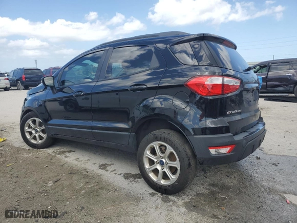 2019 Ford EcoSport SE with VIN MAJ3S2GE0KC266551, listed as a Copart auction lot 51688865 with 61,461 mi miles and Non Repairable. Bid and sale history available at carsss.com. Image 2.