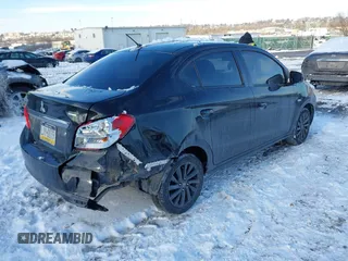 2020 Mitsubishi Mirage G4 SE with VIN ML32F4FJ3LHF07369, listed as a IAAI auction lot 41341163 with 52,975 mi miles. Bid and sale history available at carsss.com. Image 4.