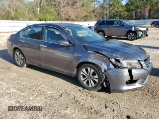 2014 Honda Accord Sedan LX with VIN 1HGCR2F3XEA002812, listed as a Copart auction lot 49377935 with 201,218 mi miles and Salvage Title. Bid and sale history available at carsss.com. Image 4.