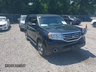 2013 Honda Pilot EX-L with VIN 5FNYF4H69DB024242, listed as a IAAI auction lot 42561279 with 205,611 mi miles and . Bid and sale history available at DreamBid. Image 1.