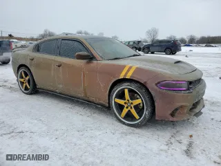 2017 Dodge Charger SXT with VIN 2C3CDXJGXHH557676, listed as a Copart auction lot 87850045 with 79,316 mi miles and Salvage Title. Bid and sale history available at carsss.com. Image 4.