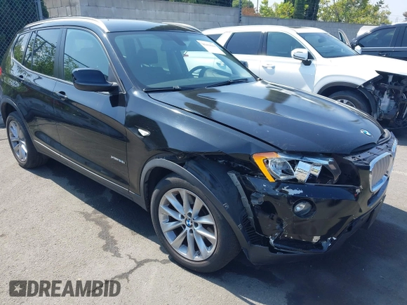 2014 BMW X3 xDrive28i z VIN 5UXWX9C56E0D23981, wystawiony jako IAAI lot #42444604 z przebiegiem 114 040 mil mil oraz . Historia ofert i sprzedaży dostępna na DreamBid. Obrazek 1.