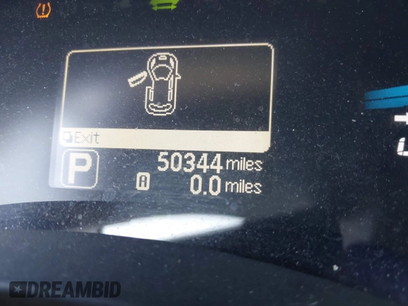 2012 Nissan LEAF SL with VIN JN1AZ0CP0CT025747, listed as a IAAI auction lot 42021121 with 50,344 mi miles. Bid and sale history available at carsss.com. Image 12.