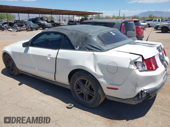2012 Ford Mustang V6 with VIN 1ZVBP8EM3C5254496, listed as a IAAI auction lot 42211890 with 192,960 mi miles and . Bid and sale history available at DreamBid. Image 3.