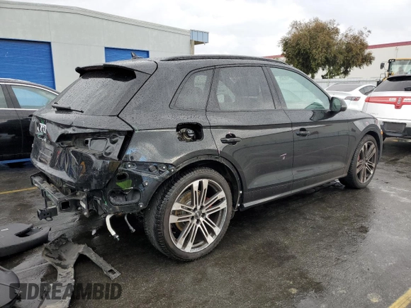 2019 Audi SQ5 Premium Plus with VIN WA1B4AFY8K2022409, listed as a Copart auction lot 76301484 with 64,893 mi miles and Salvage Title. Bid and sale history available at DreamBid. Image 3.