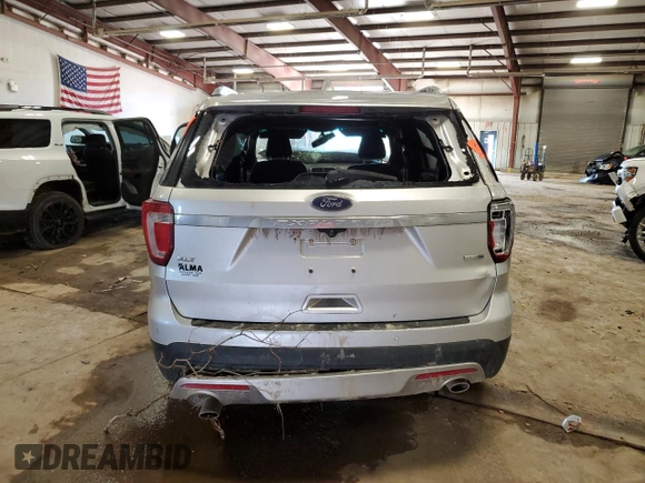 2016 Ford Explorer XLT with VIN 1FM5K8D84GGA48547, listed as a Copart auction lot 51510125 with Not Provided miles and Clean Title. Bid and sale history available at carsss.com. Image 6.