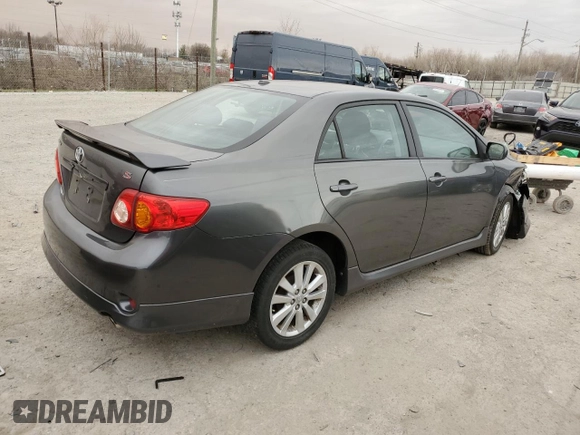 2010 Toyota Corolla with VIN 2T1BU4EE4AC448600, listed as a Copart auction lot 49707285 with 128,661 mi miles and Salvage Title. Bid and sale history available at carsss.com. Image 3.