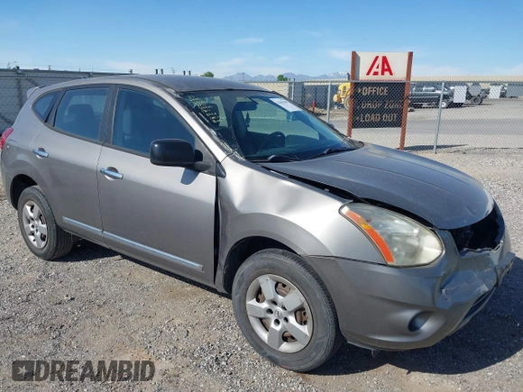 2013 Nissan Rogue S with VIN JN8AS5MT8DW533656, listed as a IAAI auction lot 42018198 with 134,302 mi miles. Bid and sale history available at carsss.com. Image 1.