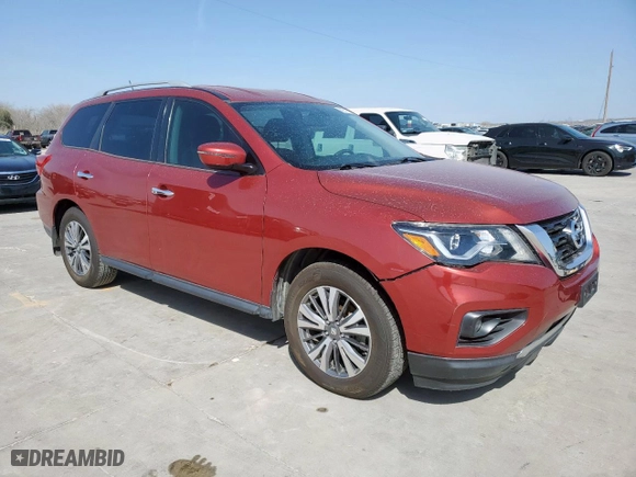 2017 Nissan Pathfinder S with VIN 5N1DR2MN3HC626222, listed as a Copart auction lot 49747885 with 176,183 mi miles and Clean Title. Bid and sale history available at carsss.com. Image 4.