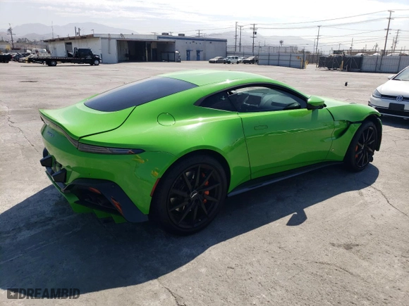 2020 Aston Martin Vantage with VIN SCFSMGAWXLGN04772, listed as a Copart auction lot 66759284 with 17,757 mi miles and Salvage Title. Bid and sale history available at carsss.com. Image 3.