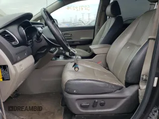 2017 Kia Sedona LX with VIN KNDMB5C16H6314869, listed as a Copart auction lot 58625264 with 132,411 mi miles and Salvage Title. Bid and sale history available at carsss.com. Image 7.
