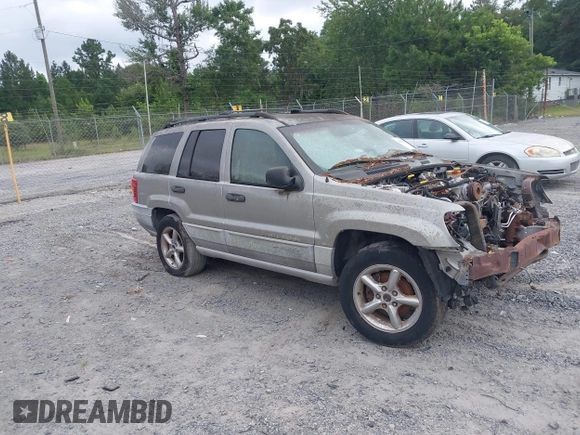 2000 Jeep Grand Cherokee Laredo z VIN 1J4G248N2YC334566, wystawiony jako IAAI lot #42623519 z przebiegiem Nie podano mil oraz . Historia ofert i sprzedaży dostępna na DreamBid. Obrazek 1.