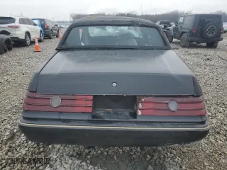 1984 Mercury Cougar LS with VIN 1MEBP92F8EA636661, listed as a Copart auction lot 42026605 with 92,948 mi miles and Salvage Title. Bid and sale history available at carsss.com. Image 6.
