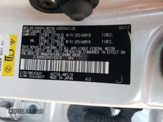2017 Lexus NX 200t z VIN JTJBARBZ0H2142674, wystawiony jako Copart lot #80625184 z przebiegiem 105 990 mil mil oraz Szkoda całkowita • Salvage title. Historia ofert i sprzedaży dostępna na DreamBid. Obrazek 13.