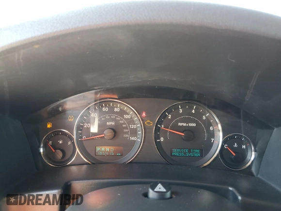 2006 Jeep Commander Limited with VIN 1J8HH58N56C314168, listed as a Copart auction lot 76108934 with 185,415 mi miles and Clean title. Bid and sale history available at DreamBid. Image 9.