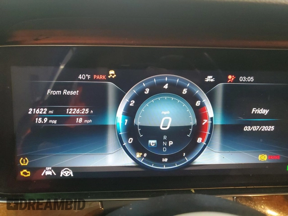 2020 Mercedes-Benz E 350 with VIN WDDZF8EB4LA747622, listed as a Copart auction lot 48091035 with 21,622 mi miles and Salvage Title. Bid and sale history available at DreamBid. Image 9.