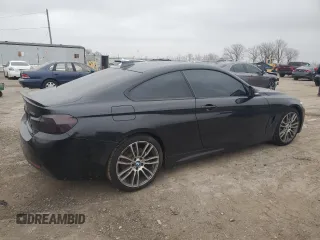 2017 BMW 4 Series 430i with VIN WBA4R7C50HK876586, listed as a Copart auction lot 81944434 with 75,301 mi miles and Salvage Title. Bid and sale history available at DreamBid. Image 3.