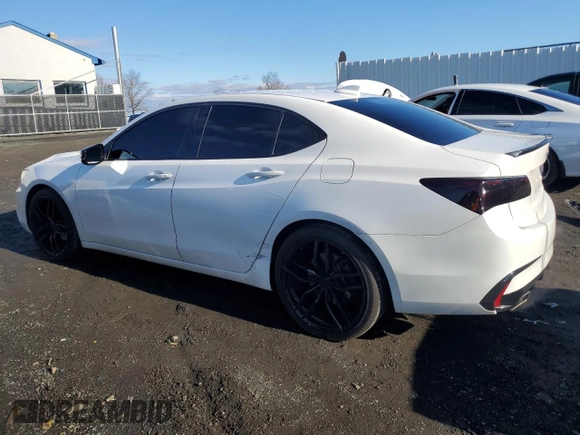 2019 Acura TLX with VIN 19UUB2F38KA004952, listed as a Copart auction lot 85660474 with 83,920 mi miles and Salvage Title. Bid and sale history available at carsss.com. Image 2.