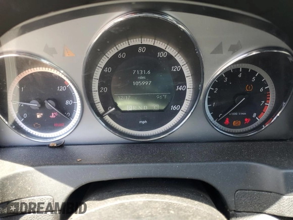 2010 Mercedes-Benz C 300 Sport with VIN WDDGF5EB7AF487626, listed as a Copart auction lot 62944095 with 105,997 mi miles and Clean title. Bid and sale history available at DreamBid. Image 9.