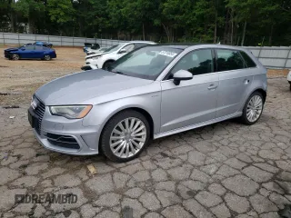 2016 Audi A3 e-tron Premium Plus with VIN WAUTPBFF6GA035143, listed as a Copart auction lot 57319854 with 83,817 mi miles and Salvage Title. Bid and sale history available at DreamBid. Image 1.