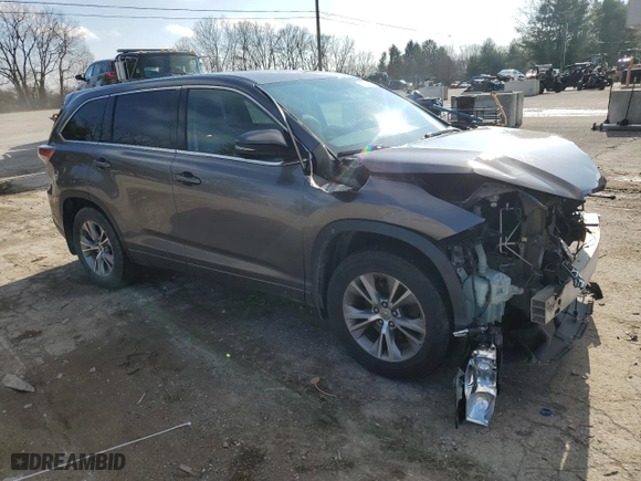 2015 Toyota Highlander LE with VIN 5TDBKRFH2FS092187, listed as a Copart auction lot 86726474 with 191,598 mi miles and Non Repairable. Bid and sale history available at carsss.com. Image 4.