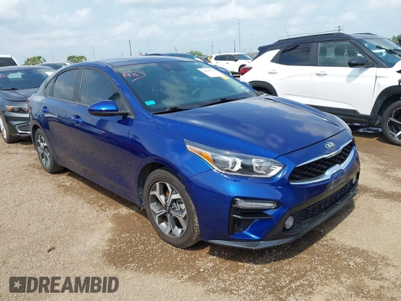 2021 Kia Forte LXS with VIN 3KPF24AD5ME384836, listed as a IAAI auction lot 42098713 with 29,107 mi miles and . Bid and sale history available at DreamBid. Image 1.