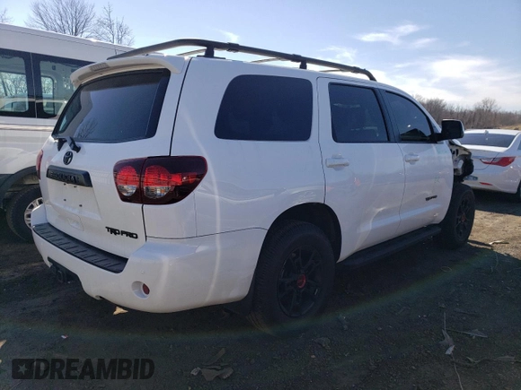 2021 Toyota Sequoia TRD Pro with VIN 5TDEY5B16MS186745, listed as a Copart auction lot 46839044 with 36,108 mi miles. Bid and sale history available at carsss.com. Image 3.