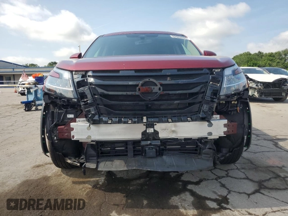 2024 Nissan Pathfinder SL с VIN 5N1DR3CAXRC310631, выставлен на аукционе Copart как лот 62862655 с пробегом 3 609 миль миль и Списание • Salvage title. История ставок и продаж доступна на DreamBid. Изображение 5.