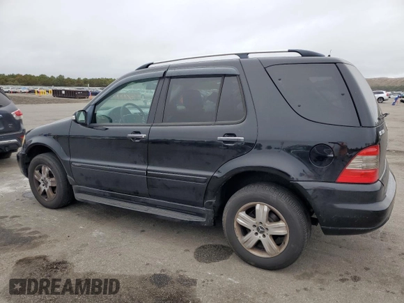 2005 Mercedes-Benz M-Class 3.7L with VIN 4JGAB57E35A559004, listed as a Copart auction lot 72765774 with 225,883 mi miles and Salvage Title. Bid and sale history available at carsss.com. Image 2.