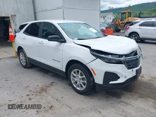 2023 Chevrolet Equinox LS z VIN 3GNAXHEG2PL258285, wystawiony jako IAAI lot #42341418 z przebiegiem 5 360 mil mil oraz . Historia ofert i sprzedaży dostępna na DreamBid. Obrazek 1.