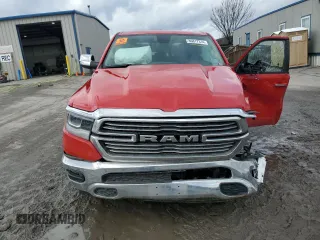 2019 Ram 1500 Laramie with VIN 1C6SRFDT2KN806618, listed as a Copart auction lot 86817314 with 0 mi miles and Salvage Title. Bid and sale history available at carsss.com. Image 5.