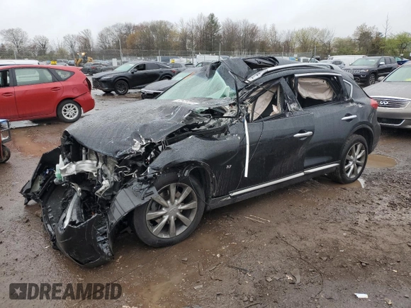2017 Infiniti QX50 with VIN JN1BJ0RR0HM400462, listed as a Copart auction lot 52635015 with Not provided miles and Salvage title. Bid and sale history available at DreamBid. Image 1.
