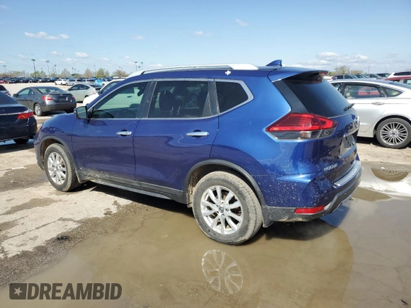 2017 Nissan Rogue SV with VIN 5N1AT2MT0HC897323, listed as a Copart auction lot 52097075 with 90,264 mi miles and Salvage Title. Bid and sale history available at carsss.com. Image 2.