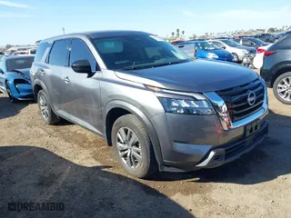 2024 Nissan Pathfinder S with VIN 5N1DR3AAXRC288276, listed as a IAAI auction lot 41835375 with 20,384 mi miles. Bid and sale history available at carsss.com. Image 1.