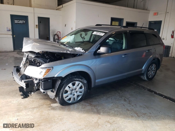 2018 Dodge Journey SE with VIN 3C4PDCAB5JT184389, listed as a Copart auction lot 84149184 with 110,083 mi miles and Clean Title. Bid and sale history available at carsss.com. Image 1.