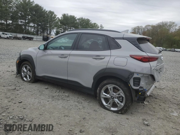 2023 Hyundai Kona SEL with VIN KM8K3CAB1PU044766, listed as a Copart auction lot 53684405 with 10,958 mi miles and Salvage Title. Bid and sale history available at carsss.com. Image 2.