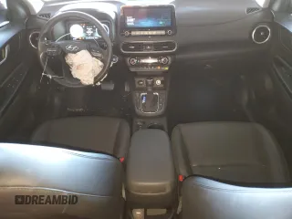 2022 Hyundai Kona Limited with VIN KM8K53A35NU801328, listed as a Copart auction lot 80378344 with 18,600 mi miles and Salvage Title. Bid and sale history available at carsss.com. Image 8.