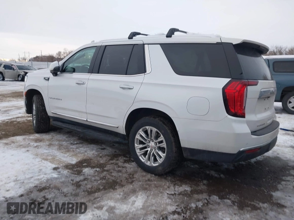2022 GMC Yukon SLT with VIN 1GKS2BKD7NR137250, listed as a IAAI auction lot 41254455 with 38,213 mi miles. Bid and sale history available at carsss.com. Image 3.
