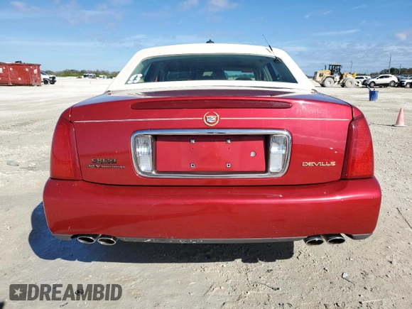 2003 Cadillac DeVille with VIN 1G6KD54Y23U279946, listed as a Copart auction lot 42633885 with 47,591 mi miles and Non Repairable. Bid and sale history available at carsss.com. Image 6.