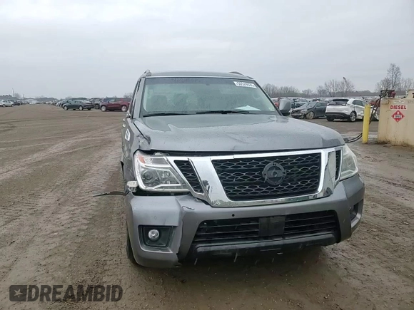 2017 Nissan Armada SV with VIN JN8AY2NC0H9503700, listed as a Copart auction lot 50528635 with 89,518 mi miles and Clean Title. Bid and sale history available at carsss.com. Image 14.