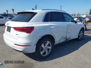 2020 Audi Q3 Premium with VIN WA1AECF35L1109328, listed as a IAAI auction lot 42305831 with 49,820 mi miles and . Bid and sale history available at DreamBid. Image 4.