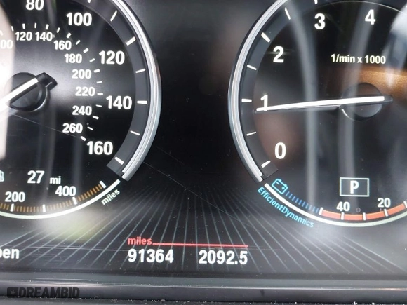 2014 BMW 5 Series 528i with VIN WBA5A5C56ED509319, listed as a IAAI auction lot 41169536 with 91,364 mi miles. Bid and sale history available at carsss.com. Image 16.