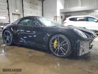 2023 Porsche 911 Turbo with VIN WP0CD2A96PS263182, listed as a Copart auction lot 78416554 with 3990 miles and Salvage Title. Bid and sale history available at carsss.com. Image 4.