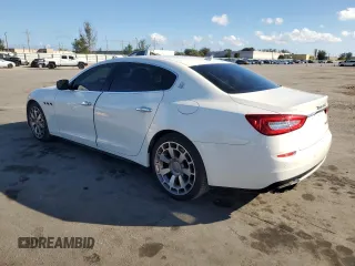 2014 Maserati Quattroporte GTS z VIN ZAM56PPA0E1082028, wystawiony jako Copart lot #44642825 z przebiegiem 36 299 mil mil oraz Szkoda całkowita • Salvage title. Historia ofert i sprzedaży dostępna na DreamBid. Obrazek 2.