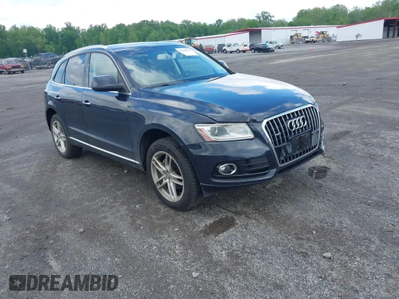 2015 Audi Q5 Premium Plus with VIN WA1LFAFP9FA028639, listed as a IAAI auction lot 42260704 with 126,689 mi miles and . Bid and sale history available at DreamBid. Image 1.