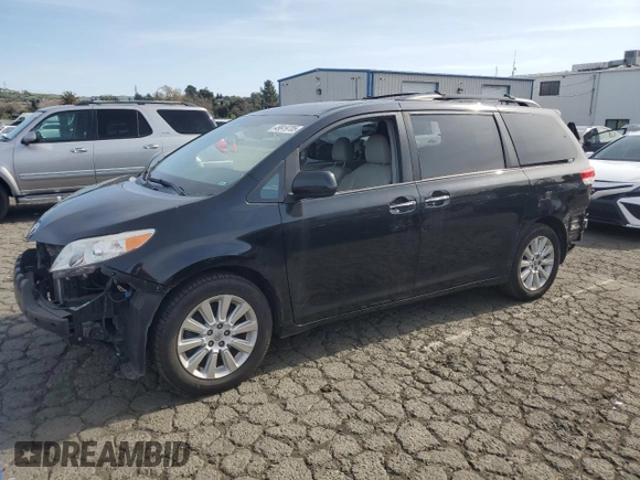 2014 Toyota Sienna Ltd with VIN 5TDDK3DC5ES093054, listed as a Copart auction lot 49919705 with 103,533 mi miles and Salvage Title. Bid and sale history available at carsss.com. Image 1.