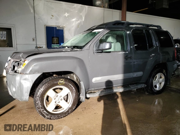 2005 Nissan Xterra SE z VIN 5N1AN08W05C629905, wystawiony jako Copart lot #78001924 z przebiegiem 230 538 mil mil oraz Szkoda całkowita • Salvage title. Historia ofert i sprzedaży dostępna na DreamBid. Obrazek 1.